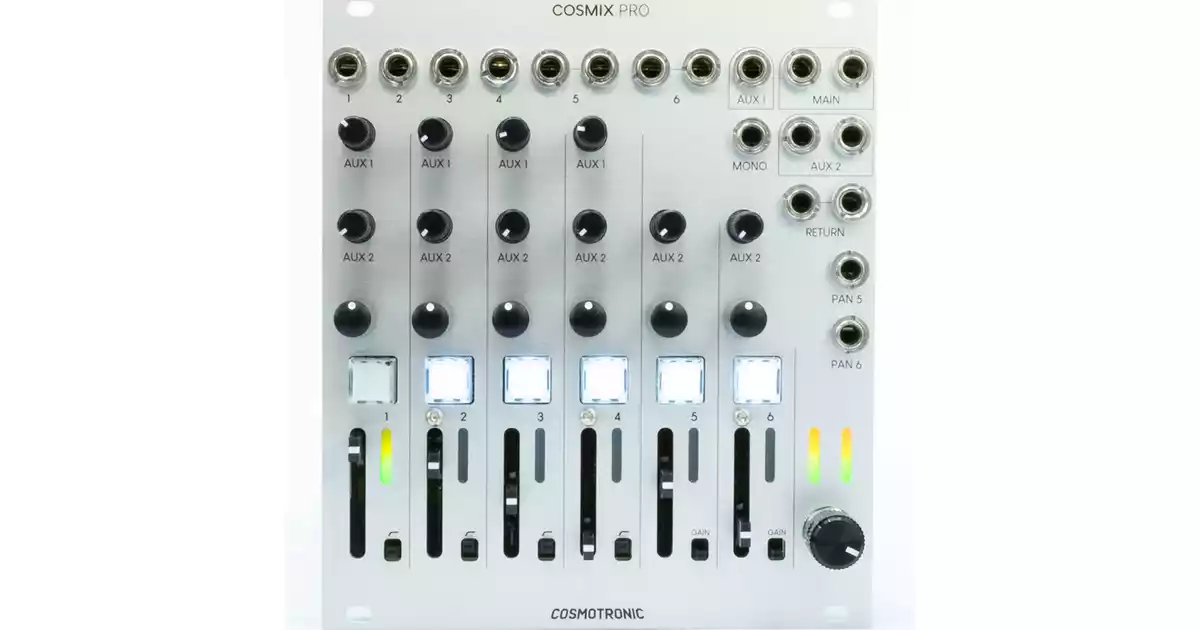 COSMOTRONIC / Cosmix Pro mixer モジュラーシンセ Cosmotronic Cosmix Pro (Silver) - SOUND OF YOU STORE ONLINE