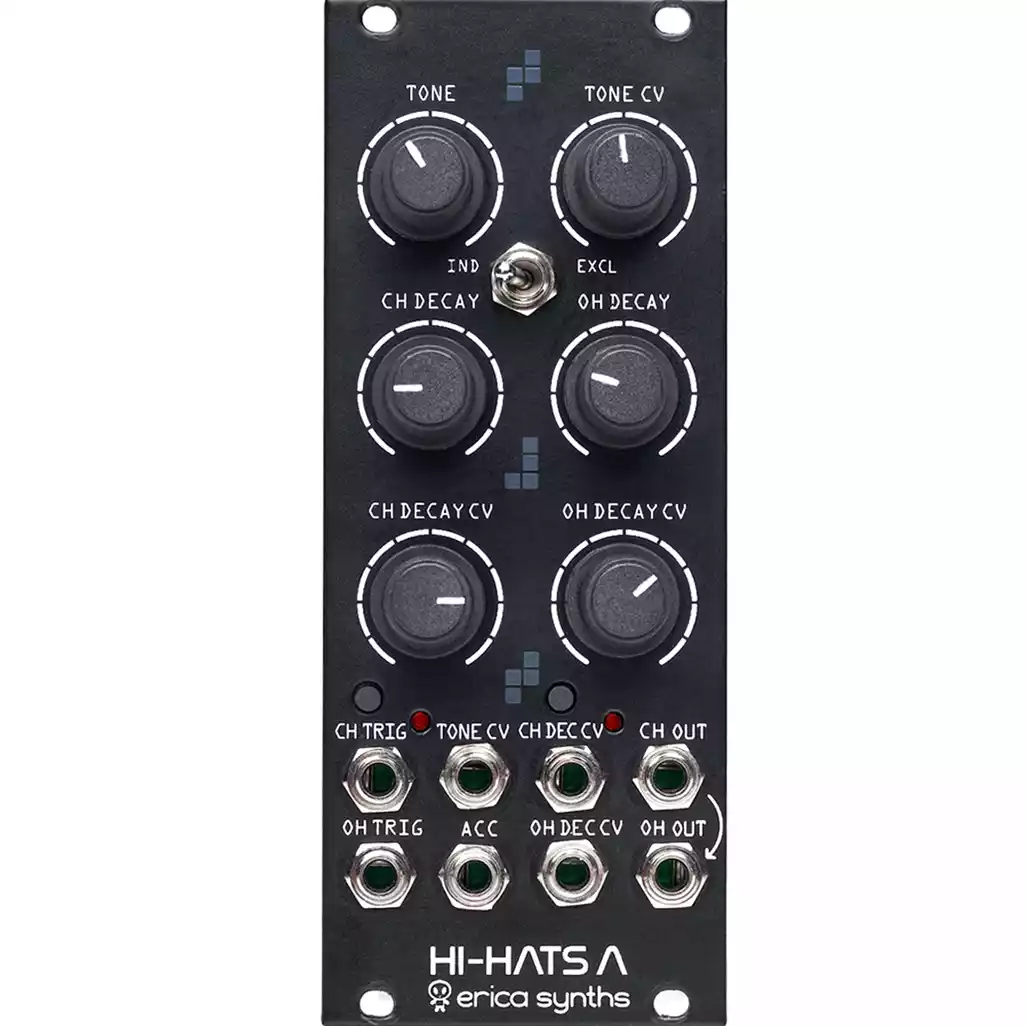 Erica Synths - Hi-Hats A - Eurorack - sound of you eu store online