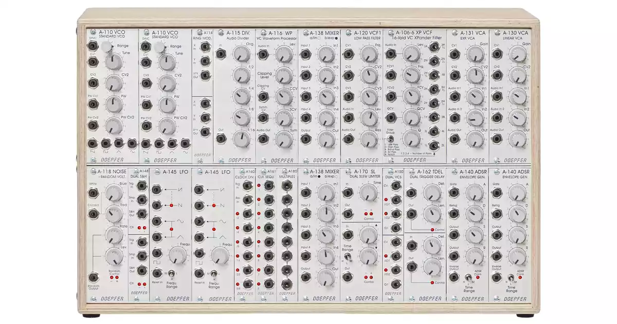 Doepfer - A-100 Basic System 1 LC6 with PSU3 - Eurorack