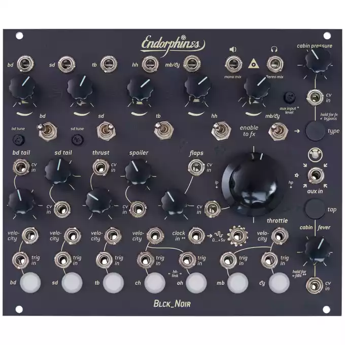 Endorphin.es BLCK_NOIR Drum Module Eurorack sound of you eu store