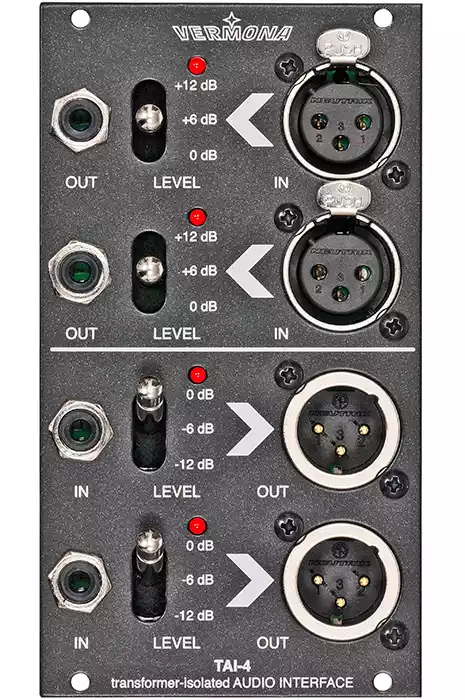 VERMONA TAI-4 オーディオインターフェイス Vermona - TAI-4 - Eurorack - sound of you eu store online