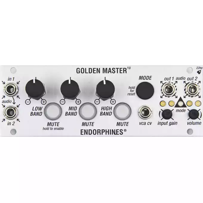 ENDORPHIN.ES GOLDEN MASTER 1U ユーロラック Endorphin.es - Golden