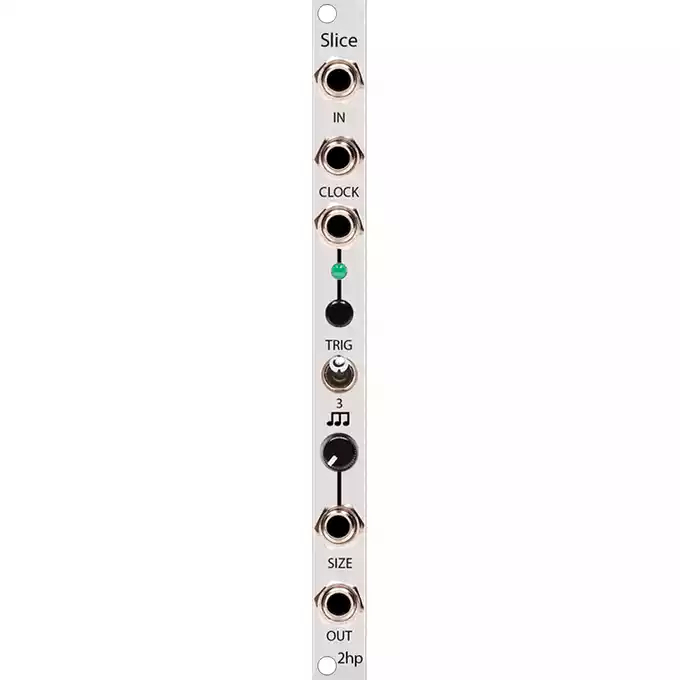 【2hp】Slice 2hp - Slice Silver - Eurorack - sound of you eu store online