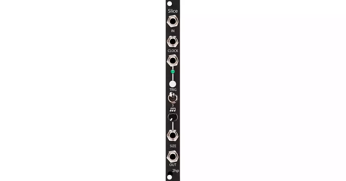 2hp - Slice Black - Eurorack - sound of you eu store online