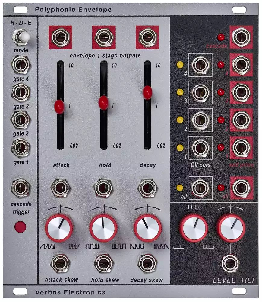 【美品】Verbos Polyphonic Envelope Verbos Electronics - Polyphonic Envelope - Eurorack - sound