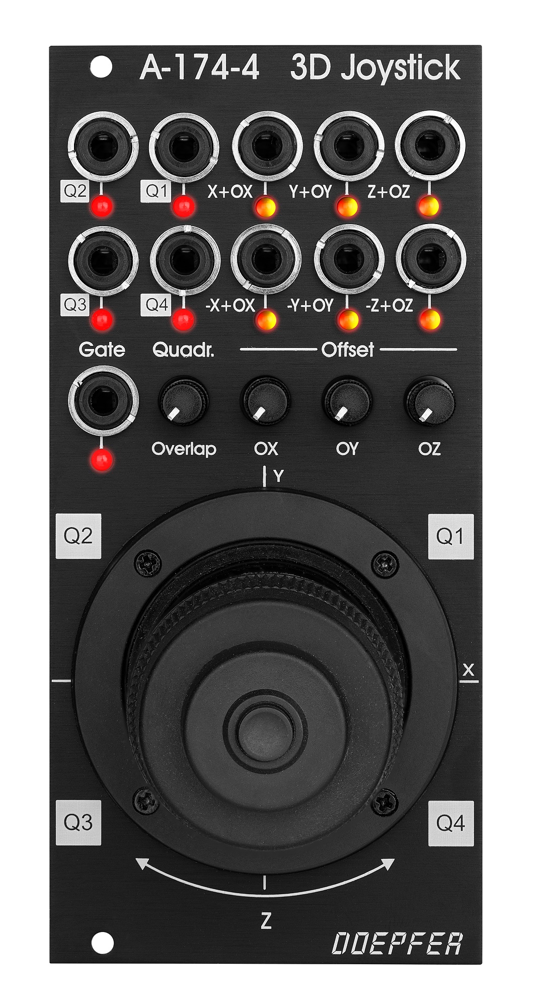 Doepfer A1744V 3D Joystick Vintage Edition Eurorack sound of